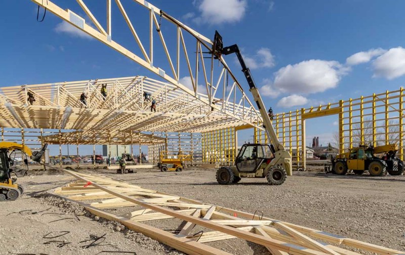 Gedetailleerde verduideliking van groot-span truss konstruksie